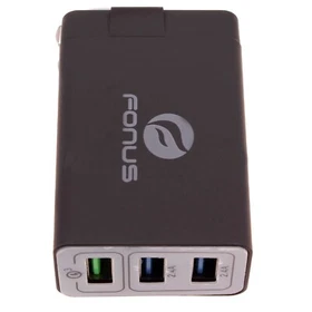Home Charger 34W 6.8Amp 3-Port USB One Fast Port Travel Wall for Cell Phones