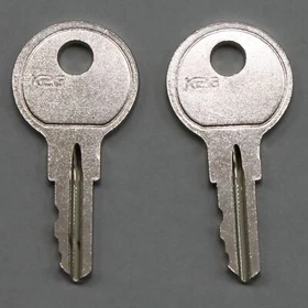 set of 2 keys cut to your Sentry Safe key code C001B - C175B All Models