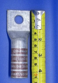 Burndy YA252N YA302N YA312N YA34N YA36 YA362N Copper Compression Terminal Lugs
