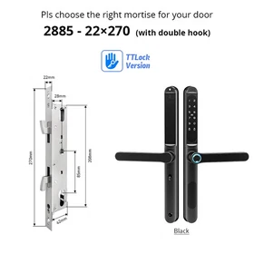 Fingerprint Door Lock TTLock Bluetooth App RFID Keypad Waterproof Sliding Tools