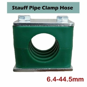 STAUFF 6.4-44.5mm Pipe Hydraulic Hose Clamp,PLASTIC Complete  Saddle Clamp new