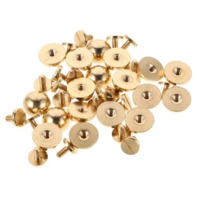 20 Pcs Bag Making Supplies Feet Hardware Leathercraft Rivets Screw 20 Pcs Bag Making Supplies Feet Hardware Leathercraft Rivets Screw