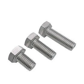 304 Stainless Steel Hexagon Bolt Hex Head Cap Screws DIN933 8# 10# 3/16 1/4 5/16