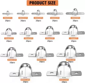 313090570583 AKIHISA Pipe Strap Clamp Tube Kit #2