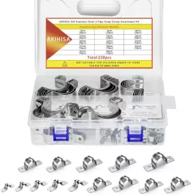 313090570583 AKIHISA Pipe Strap Clamp Tube Kit