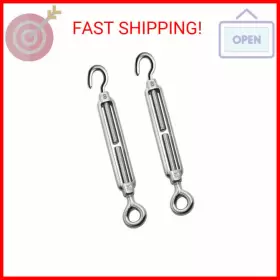 0891 AUGIIMOR Hook Turnbuckle Wire Rope Steel Hoo