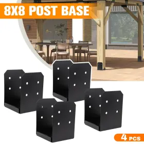 C1593 AUTOMARKET Post Base Bracket Pergola Powder Coated