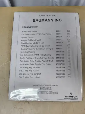 24466 BAUMANN Nos Coil Spring Ptfe Ring