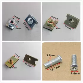 NU100 BCSMMCAR Fastener Screw Gasket Clip Car Door Panel #3