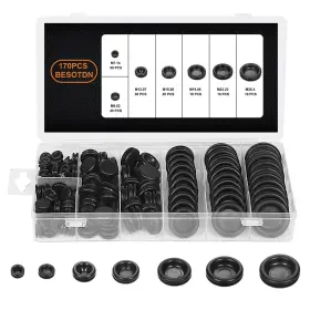 658370055351 BESOTDN Rubber Grommet Closed Hole Plug Wire Kit