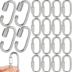 313057257267 BOYUYI Steel Chain Link Carabiner