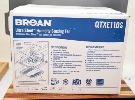S1102739 BROAN Cfm Humidity Sensing Exhaust Vent Fan