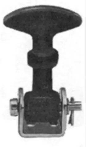 WJ202 BUYERS PRODUCTS Ts Trailer Rubber Hood Latch #3