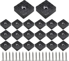 37204-SBNSR-20 BXIAN Square Slip Rubber Furniture Pad Screws