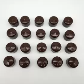VC-1250-16-PVCBRN CAPLUGS Pipe End Caps Round Tubing Post #2