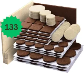 FP45 CASAMAX Felt Furniture Pads Ultimate Floor Protectors