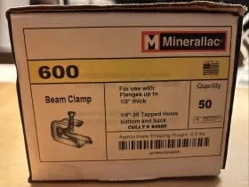 CON5005 CONSTRUCT PRO Minerallac Beam Clamp Wire Rings Box
