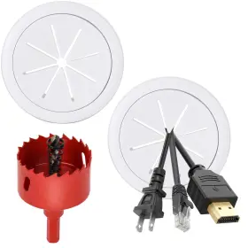 GROMMET02 CTTZCKJ Desk Grommet Flexible Cable Hole Covers