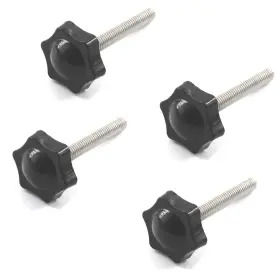 XX37 FASPIROTY Steel Thread Star Knob Tightening Th