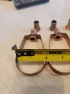 STRUTLH-CP-112 FASTENERS INC Copper Pipe Swivel Loop Hanger #3