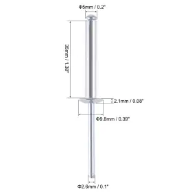 639664388652 FIPUX Blind Rivets Grip Tone #3
