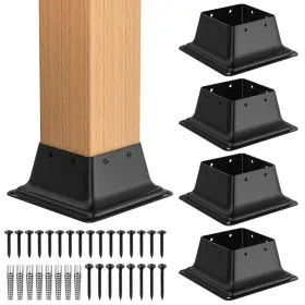 LJJDZ6X3.53X2.46LZDZ FMHOTU Post Base Internal Powder Coated