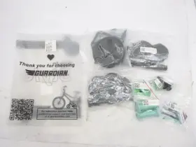 161-16-PA GUARDIAN BIKES Kids Bike Set Grips Lock Pump Kit