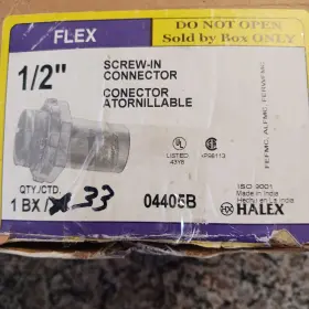 04405B HALEX Flex Screw Connector 04405B HALEX Flex Screw Connector