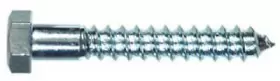 230125 HILLMAN FASTENERS Hex Head Lag Bolt Zinc 230125 HILLMAN FASTENERS Hex Head Lag Bolt Zinc