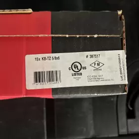 387517 HILTI Box Kb Tz Expansion Wedge Anchor #2