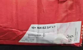 418085 HILTI Kh Ez Concrete Masonry Screw Anchors Bolts #2