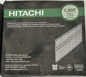 19833 HITACHI Dipped Galvanized Ring Shank Box