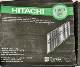 43564 HITACHI Dipped Galvanized Ring Shank Box