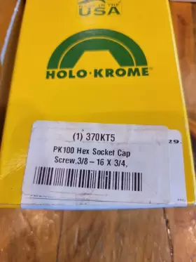 72154 HOLO-KROME Socket Head Cap Screw Asme Astm #2