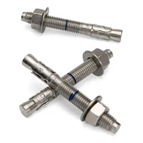 MGWA58X5P4SS HROMIGRY Pack Wedge Steel Concrete Anchor Bolts