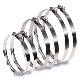 742773201948 INDUSKY Hose Clamp Set Steel Duct