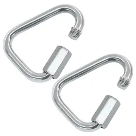 XW250317-4 ISDVBUY Triangle Links Steel Carabiners Camping
