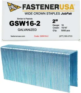 GSW16-2 JEV CAP Leg Crown Staples