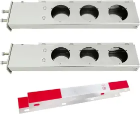 794497991063 JIARU Steel Spring Mud Flap Hangers Semi Rear