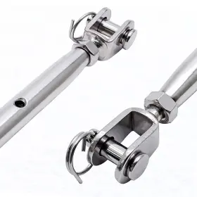 733371449979 LAGOGIA Steel Jaw Closed Body Turnbuckle Thread #3