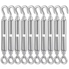 681874 MBAIYO Pack Turnbuckle Hook Steel