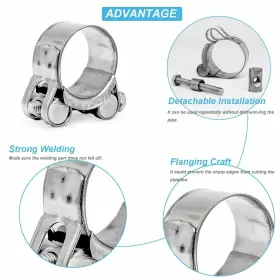T-BOLT30 N/N Akihisa Pack Bolt Hose Clamps Steel Dut #2 T-BOLT30 N/N Akihisa Pack Bolt Hose Clamps Steel Dut #2
