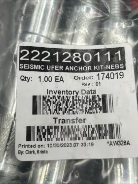2221280211 NEWTON Seismic Anchor Kit #2