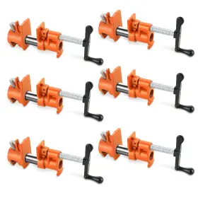 20240416-3 NYXOVA Wood Gluing Pipe Clamp Set Pack Cast Iron