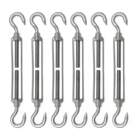 779584501240 PHITUODA Steel Hook Turnbuckles Wire Rope