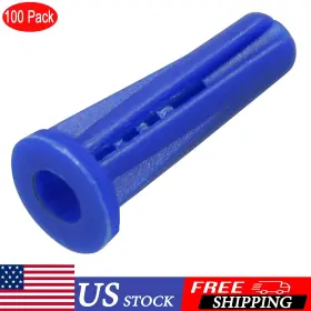 370337 PLASTIC WALL ANCHORS Drywall Concrete Pack Du