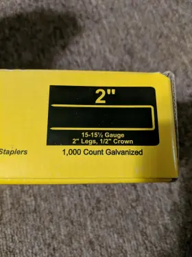 725620040051 POWERNAIL Powerstaples Crown Gauge Steel Staples #3