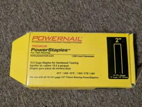 725620040051 POWERNAIL Powerstaples Crown Gauge Steel Staples