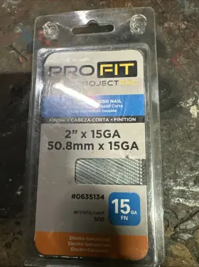 635134 PRO-FIT Finish Nail Electro Galvanized