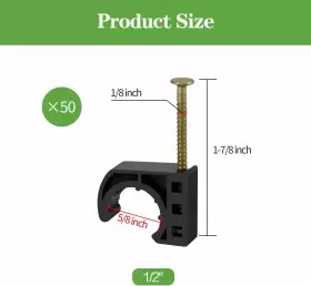 313112860838 PXZBLG Pack Half Clamps Hook Nails Set Pe #3